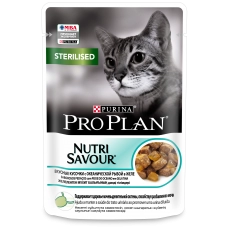 Pro Plan Pouch консервы для стерилизованных кошек океаническая рыба в желе