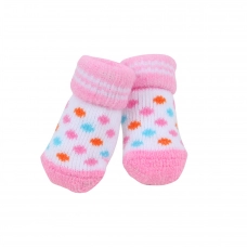 PUPPIA Носки для собак "Polka Dot II", розовые