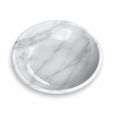 TARHONG Миска для животных "Carrara Marble", белый мрамор, 19,7х19,7х6,4см (700мл)