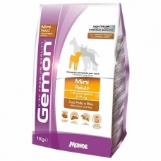 Gemon Dog Mini корм для взрослых собак мелких пород лосось с рисом 1 кг