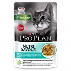 Pro Plan Pouch консервы для стерилизованных кошек океаническая рыба