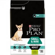 Pro Plan сухой корм для собак мел.пород с чувст.пищеварением ягненок рис